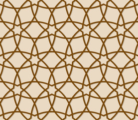 Naklejka premium Seamless pattern in islamic style. Vector background