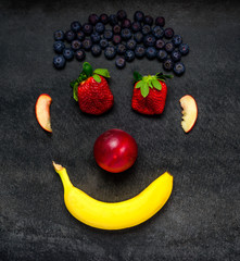 Fruit Smiley Face