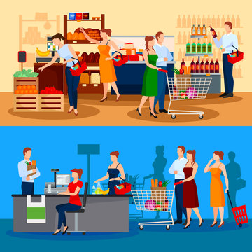 Customers Of Supermarket Compositions