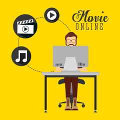 movie online design 