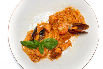 Pasta with sseafood