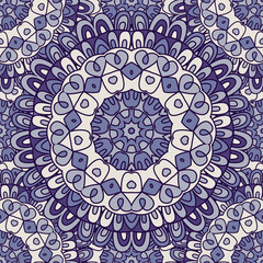 Seamless colorful vector   ornate background.   