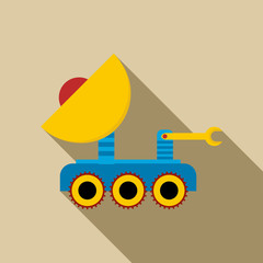 Rover icon, flat style