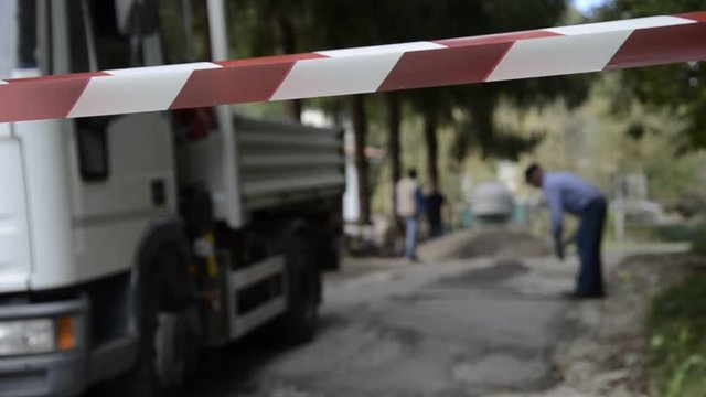 Строительная площадка ورشة بناء Plac budowy Baustelle Staveni&scaron;tě Kantieri Cantiere stradale Chantier b&acirc;timent Roadworks Road work
