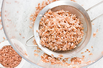 Exclusive red rice varieties devzira