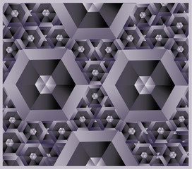 the pattern of the honeycomb