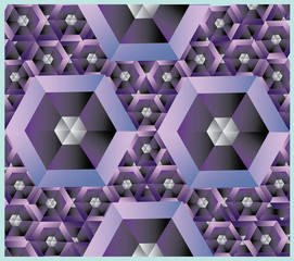 the pattern of the honeycomb