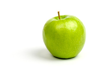 Green apple isolated