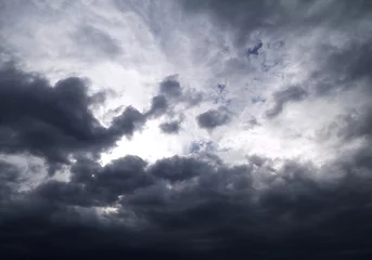 Dark stromy clouds the sky