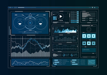 Obraz premium Human user display