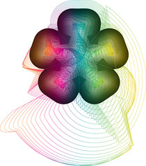 Abstract colorful symbol