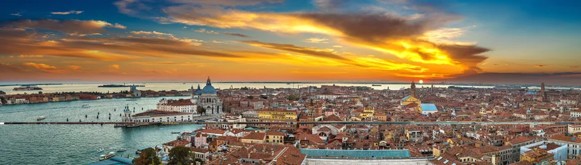 Deurstickers Luchtfoto van Venetië © Sergii Figurnyi