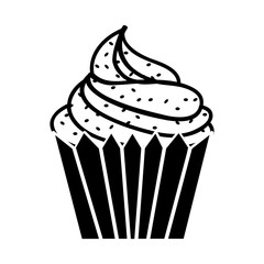 cupcake isolated icon design 