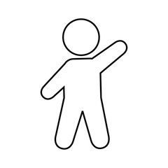 human figure silhouette  design 