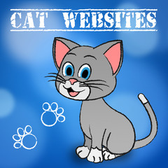 Cat Websites Represents Cats Online And Feline