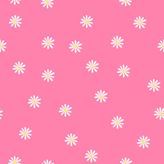 Camomiles, Seamless floral pattern - 113657991