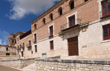 Fototapeta na wymiar Houses,Treaty,Tordesillas, Valladolid, province, Castilla y Leon