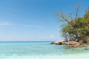 Seascape in the Andaman Sea, Tachai island ,Thailand.