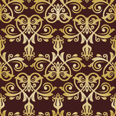 Seamless Vector Wallpaper in the Style of Baroque