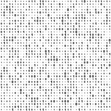 Seamless Binary Code Background