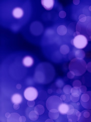 Lights on blue background.