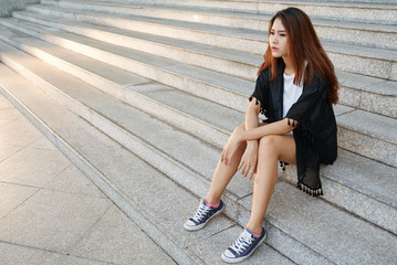 Fototapeta premium Woman resting