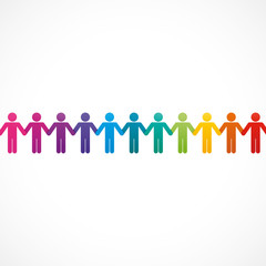 chaine silhouette humain