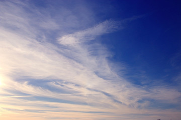 Obraz premium blue sky background with clouds