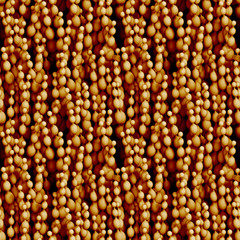 seamless and strange organic background in shades of brown