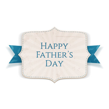 Happy Fathers Day greeting Banner