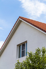 The upper part of the house