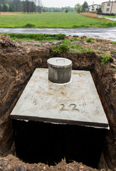 insert concrete septic septic tank