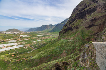 Obraz premium View on northern part of Tenerife island