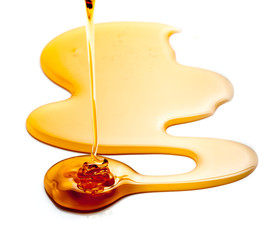 syrup isolated on white background