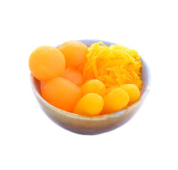 thai dessert ,thai sweets ,made of bean ,coconut milk and egg