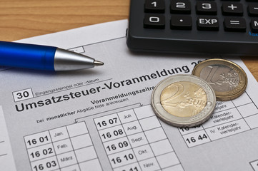 Umsatzsteuer-Voranmeldung Finanzamt