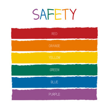 Safety Color Tone Vector Illustration