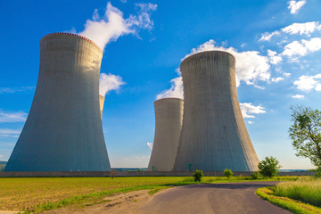 Nuclear power plant Dukovany in Czech Republic Europe