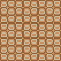 Fototapeta premium Geometric pattern with brown squares 