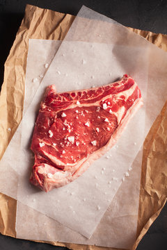 Close-up of a raw steak