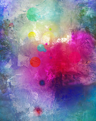 Obraz na płótnie Canvas farben kreise regenbogen leinwand