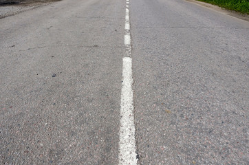 Road with markings