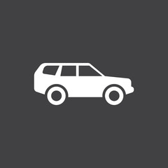 SUV Car icon, Vector illustration