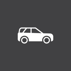 Car icon, Vector illustration