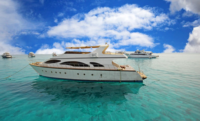 Yachts in the port of Hurghada, Egypt © zbg2