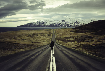 Route en Islande - obrazy, fototapety, plakaty