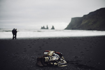 Petite pause sur les plages noires Islandaises