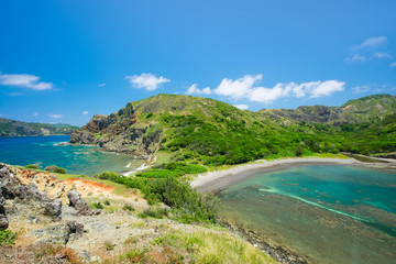 Fototapeta premium Wyspy Ogasawara Wyspa Ojca Wybrzeże Świń