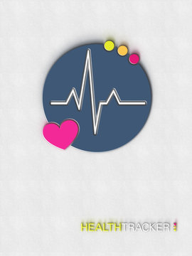 Health Tracker - Herz Monitor - Typo R