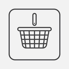 Shopping basket icon